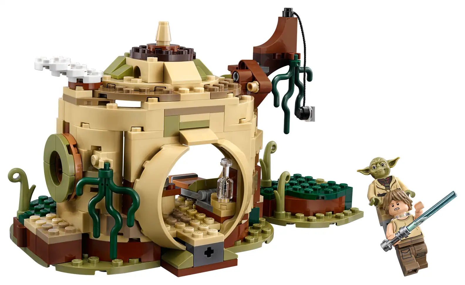 Compatible - Star Wars - 75208 - Yoda's Hut - 229 Pieces