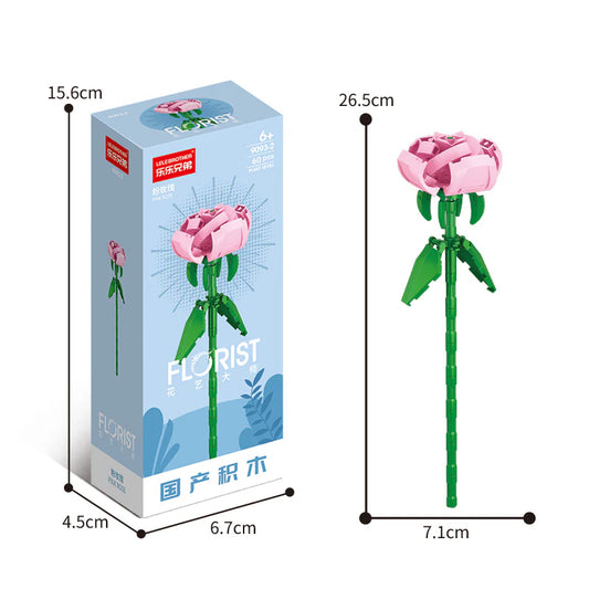 Lele Brother - Pink Rose - 60 Pieces