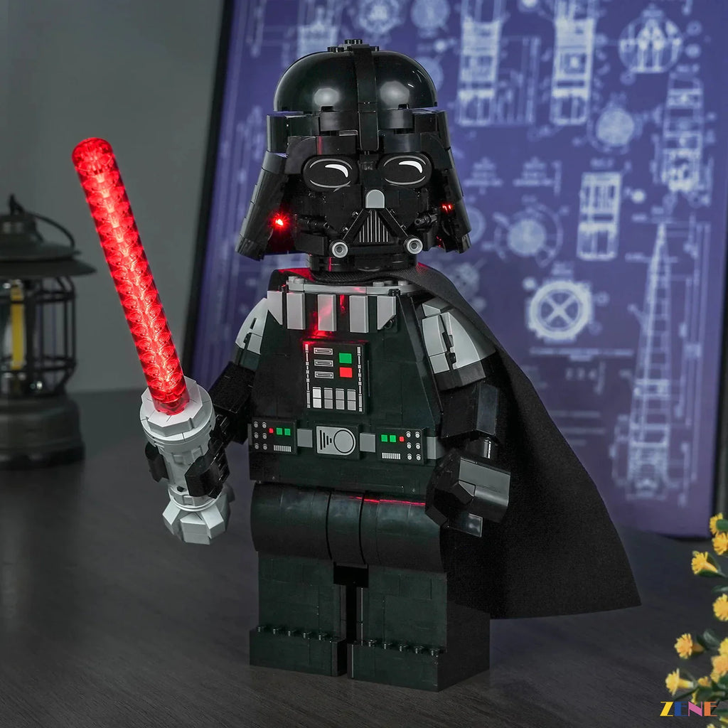 Compatible – Star Wars - 75461 - Up-Scaled Darth Vader Minifigure - 1028 Pieces